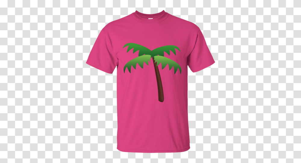 Palm Tree Emoji Usbdata, Apparel, T-Shirt, Sleeve Transparent Png