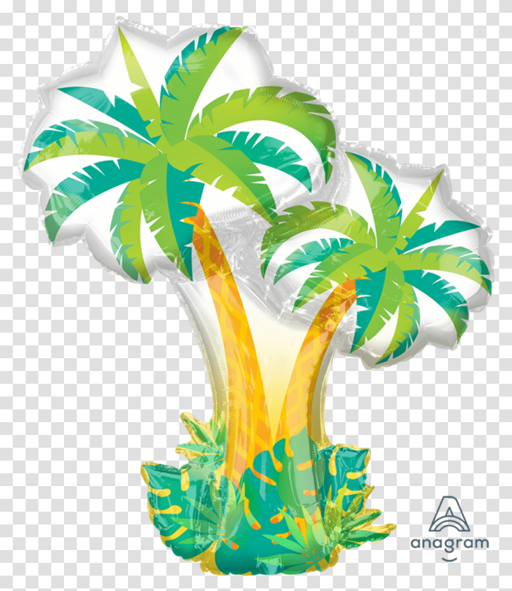 Palm Tree Foil Balloon, Plant, Vegetable Transparent Png