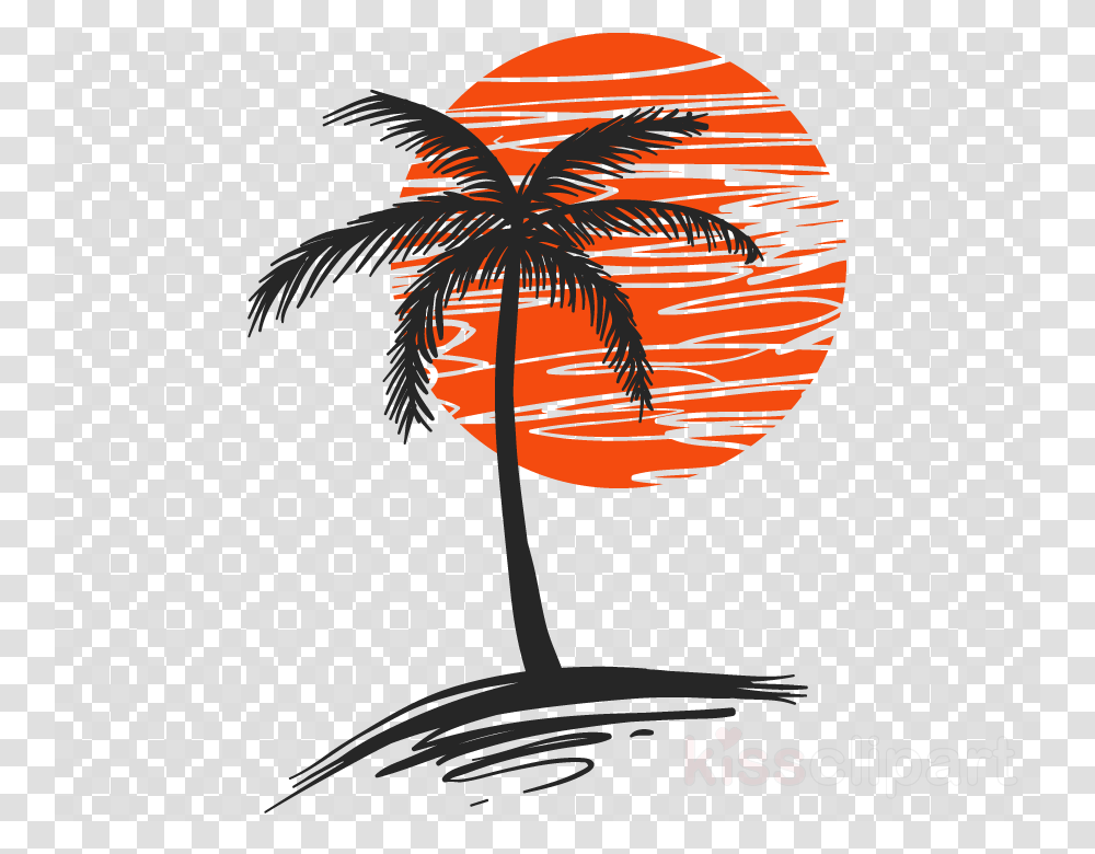 Palm Tree Graphic Design, Texture, Pattern Transparent Png
