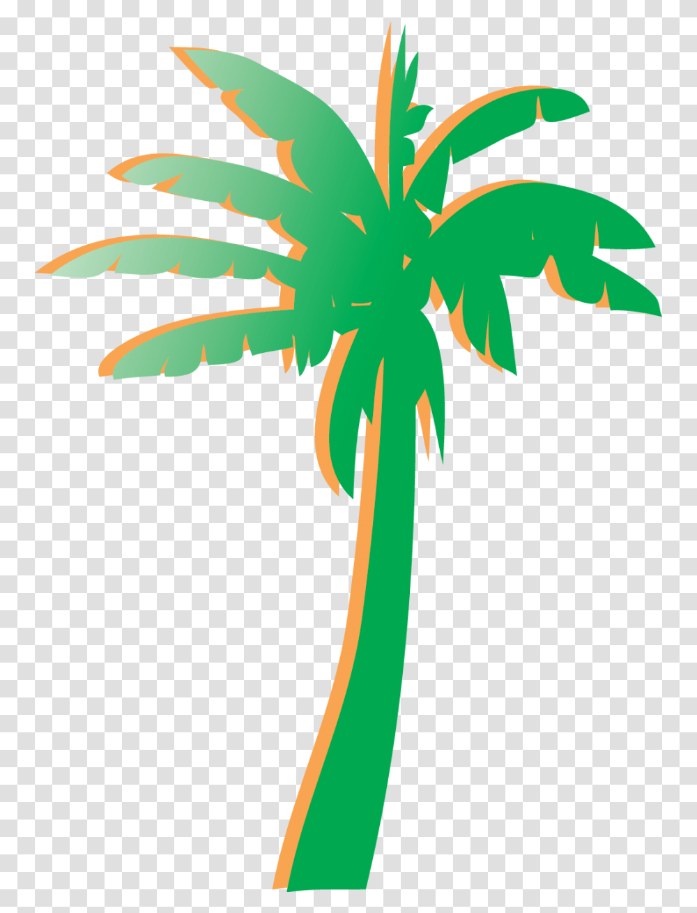 Palm Tree Graphic Jpg Library Stock Green Lodging Green Palm Tree Silhouette, Plant, Arecaceae, Flower, Blossom Transparent Png