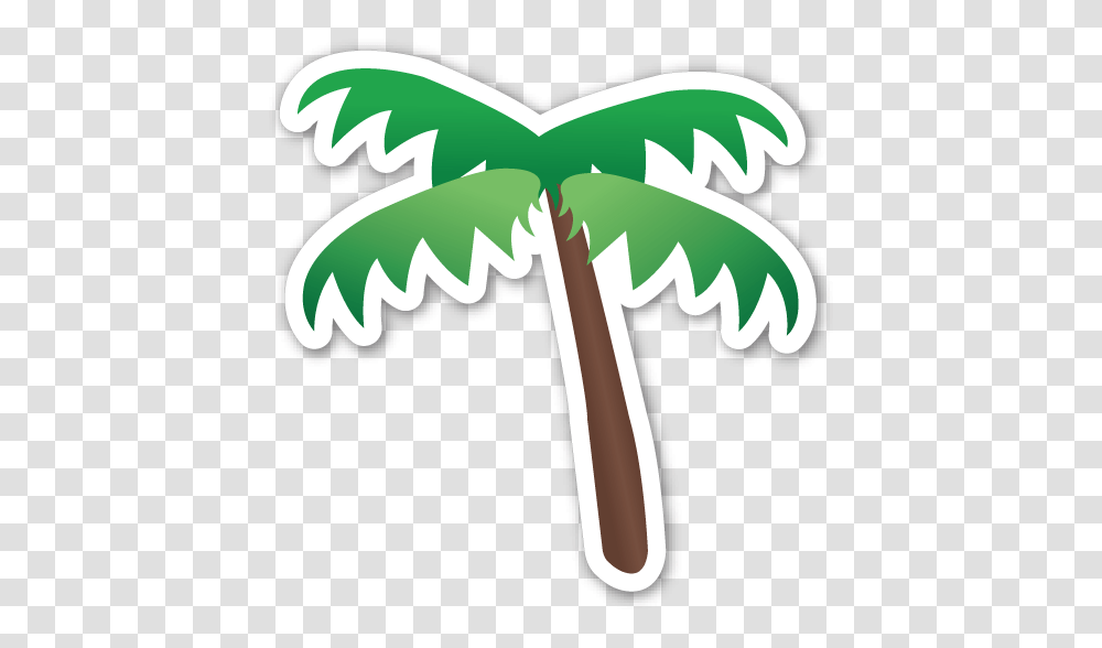 Palm Tree, Green, Plant, Label Transparent Png