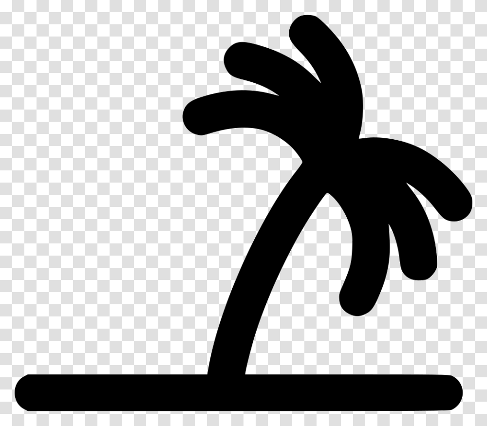 Palm Tree, Hammer, Tool, Stencil Transparent Png