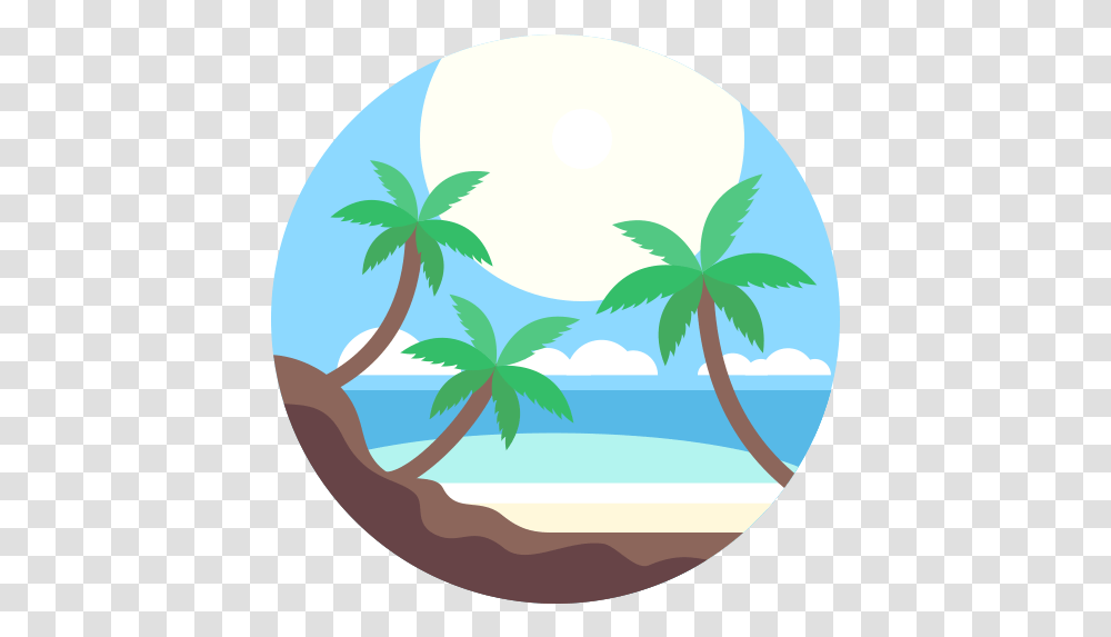 Palm Tree Icon Sea Icon, Plant, Painting, Art, Outdoors Transparent Png