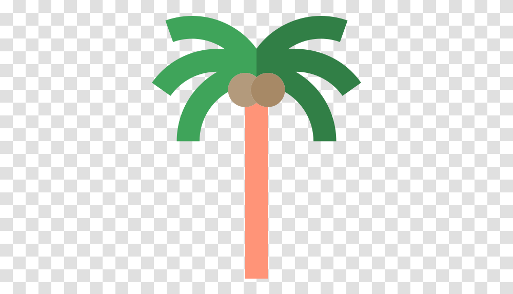 Palm Tree Icons And Graphics, Plant, Cross, Symbol, Root Transparent Png