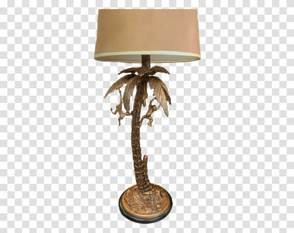 Palm Tree Lamp With Monkeys, Plant, Weapon, Emblem Transparent Png