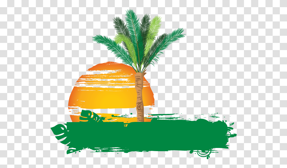 Palm Tree Logo Design Logo With Palm Tree, Plant, Arecaceae, Leaf, Tropical Transparent Png