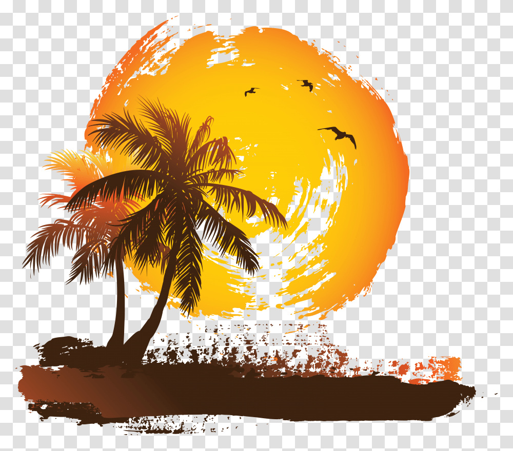 Palm Tree, Nature, Advertisement Transparent Png