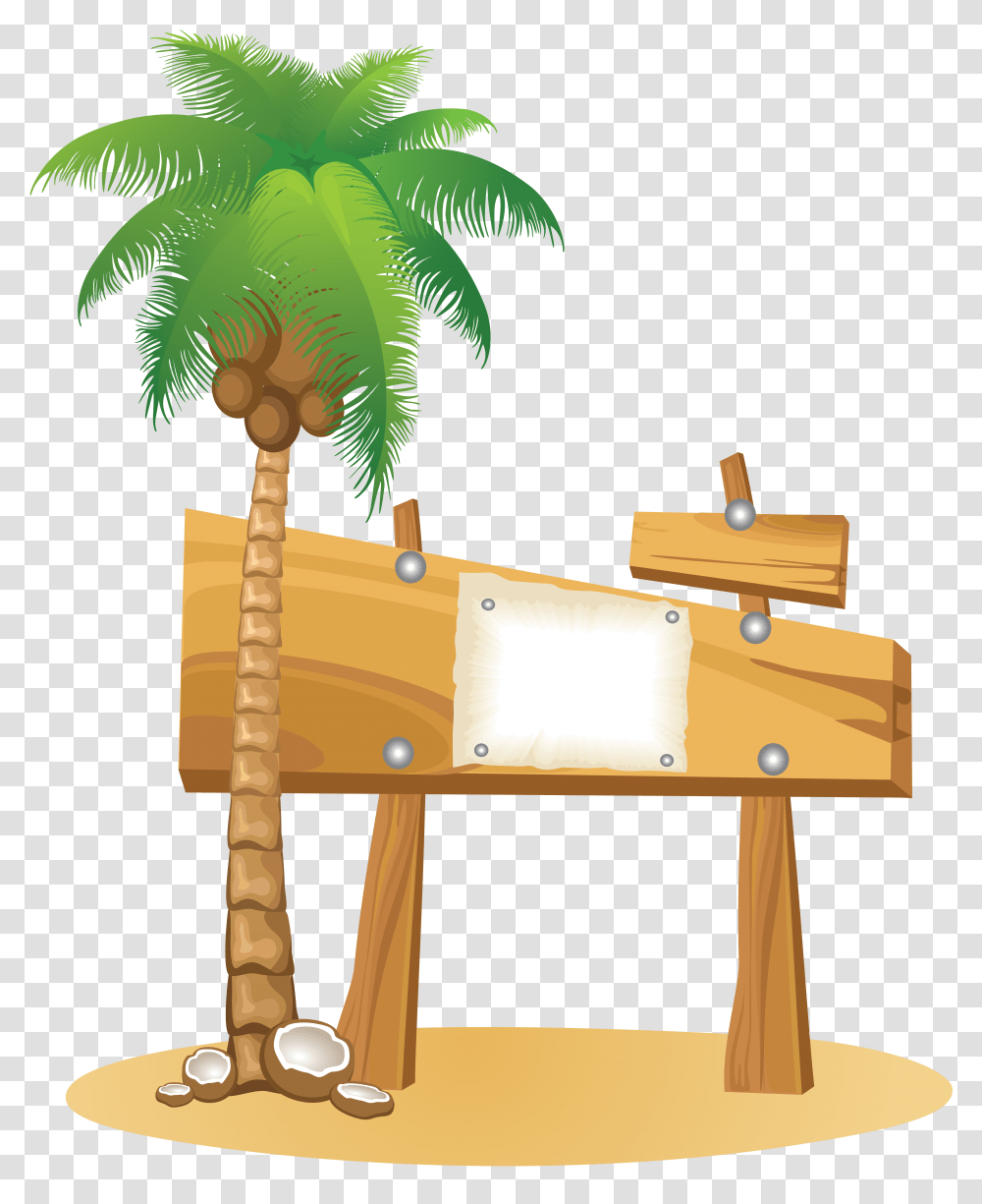 Palm Tree, Nature, Furniture, Wood, Plant Transparent Png