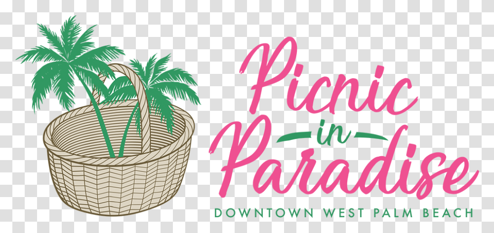 Palm Tree Picnic Houseplant, Basket, Pineapple, Food Transparent Png
