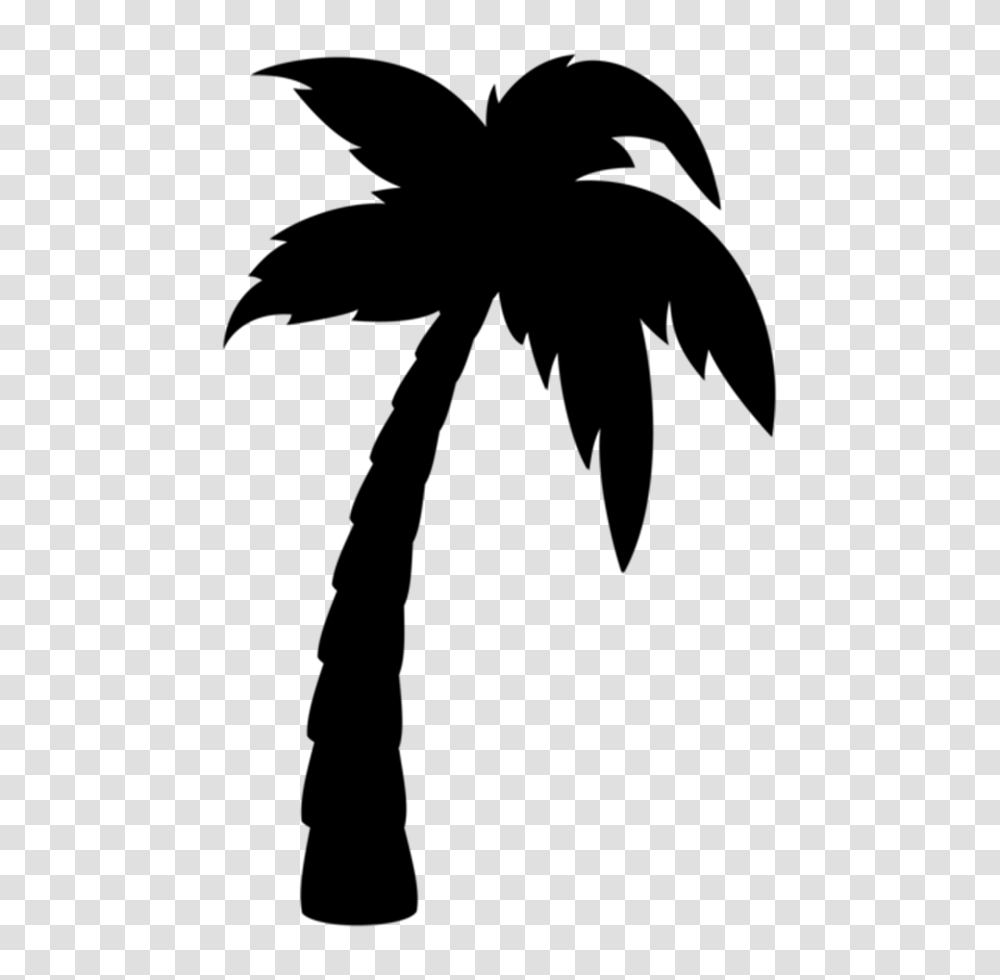 Palm Tree Silhouette Free Download, Number, Home Decor Transparent Png