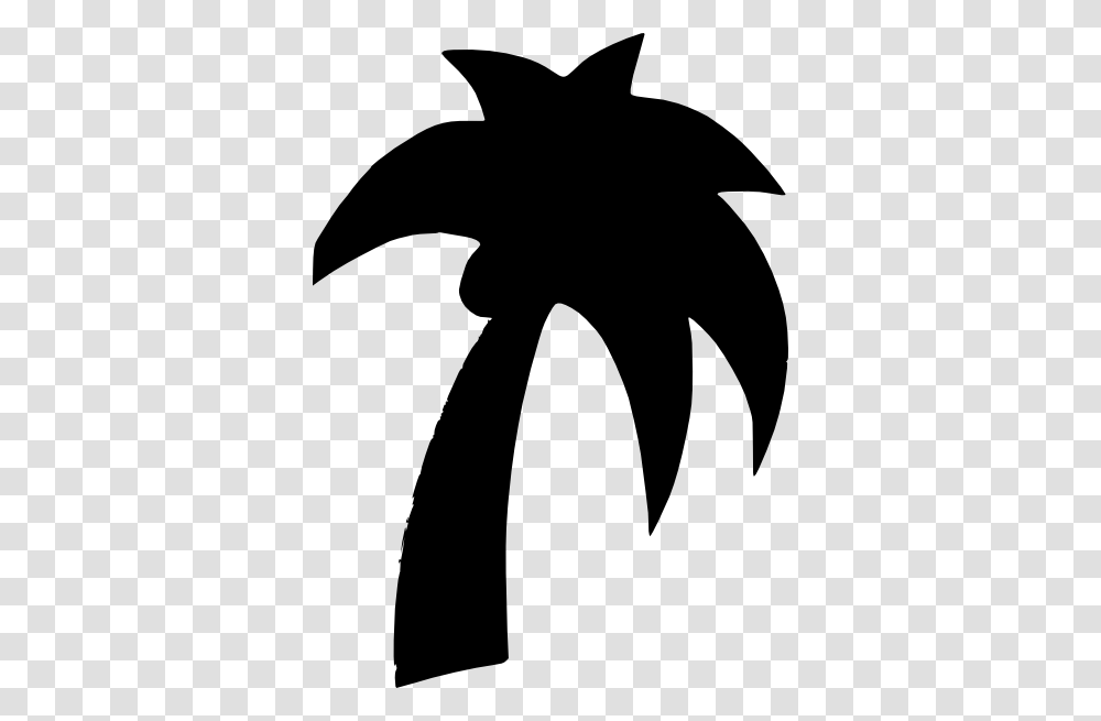 Palm Tree Silhouette, Logo, Trademark, Stencil Transparent Png