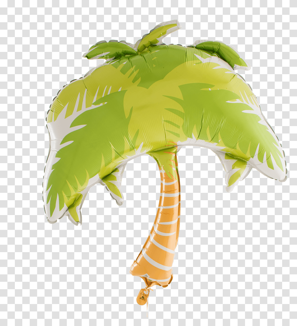 Palm Tree Supershape Balloon Palm Tree, Leaf, Plant, Animal, Lamp Transparent Png