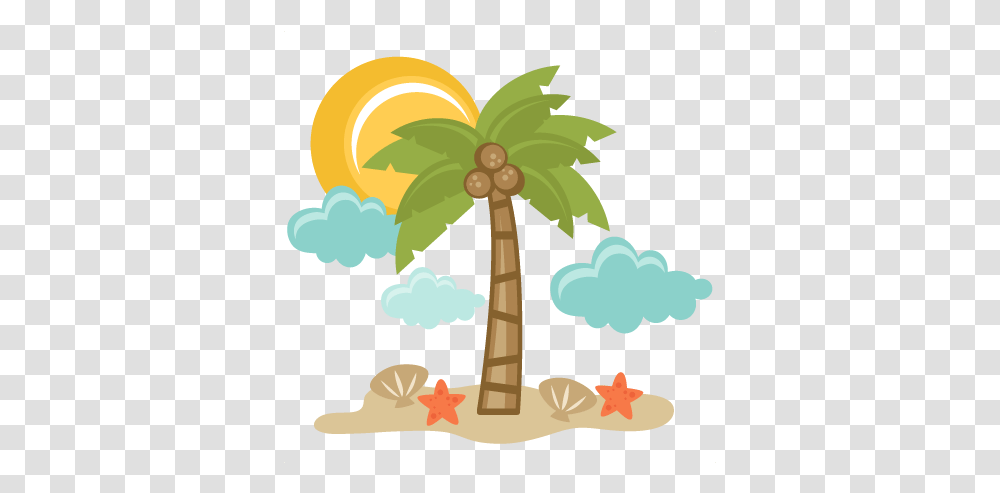Palm Tree Svg Beach Cute Summer Clipart, Plant, Arecaceae, Cross, Symbol Transparent Png