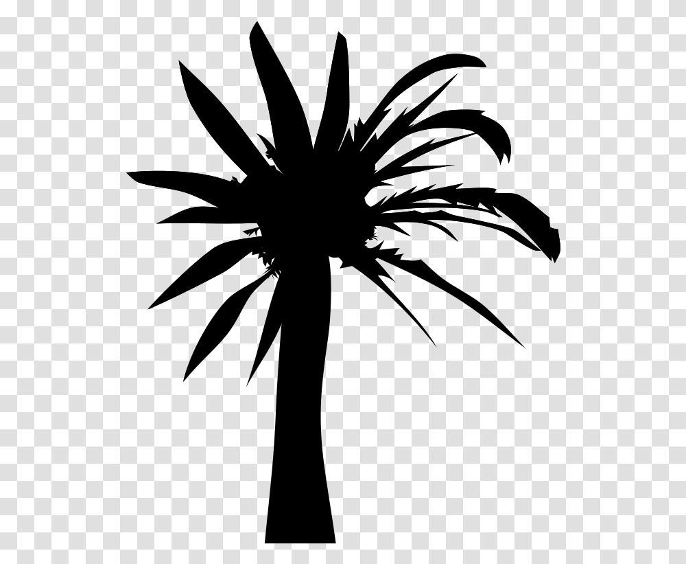 Palm Tree Svg Clip Arts Palm Oil Tree Silhouette, Gray, World Of Warcraft Transparent Png