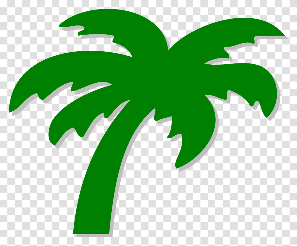 Palm Tree Symbol, Green, Leaf, Plant, Recycling Symbol Transparent Png