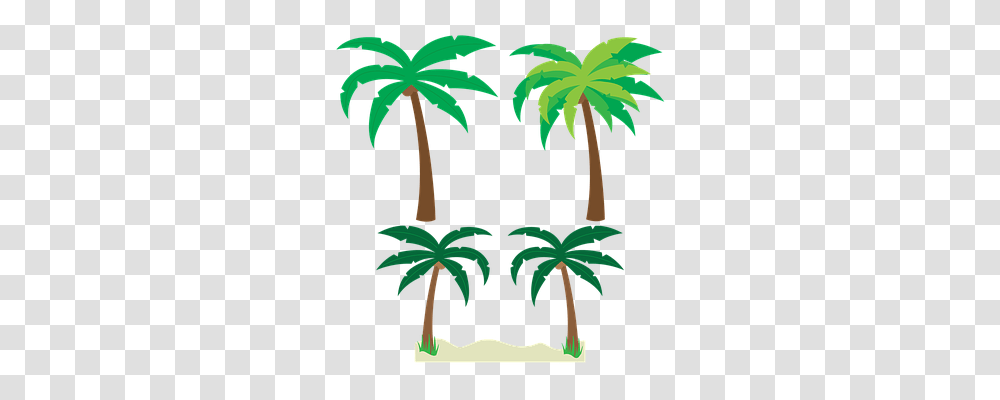 Palm Trees Holiday, Plant, Arecaceae, Painting Transparent Png
