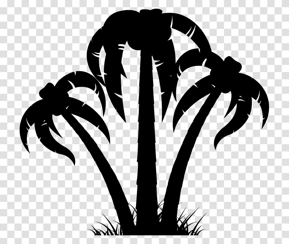 Palm Trees Clip Art Vector Graphics Portable Network Three Palms, Gray, World Of Warcraft Transparent Png