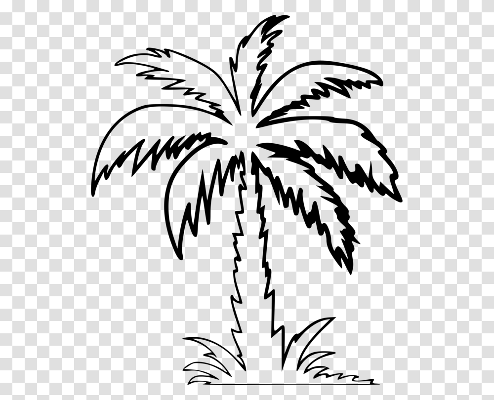 Palm Trees Drawing Computer Icons Silhouette, Gray, World Of Warcraft Transparent Png