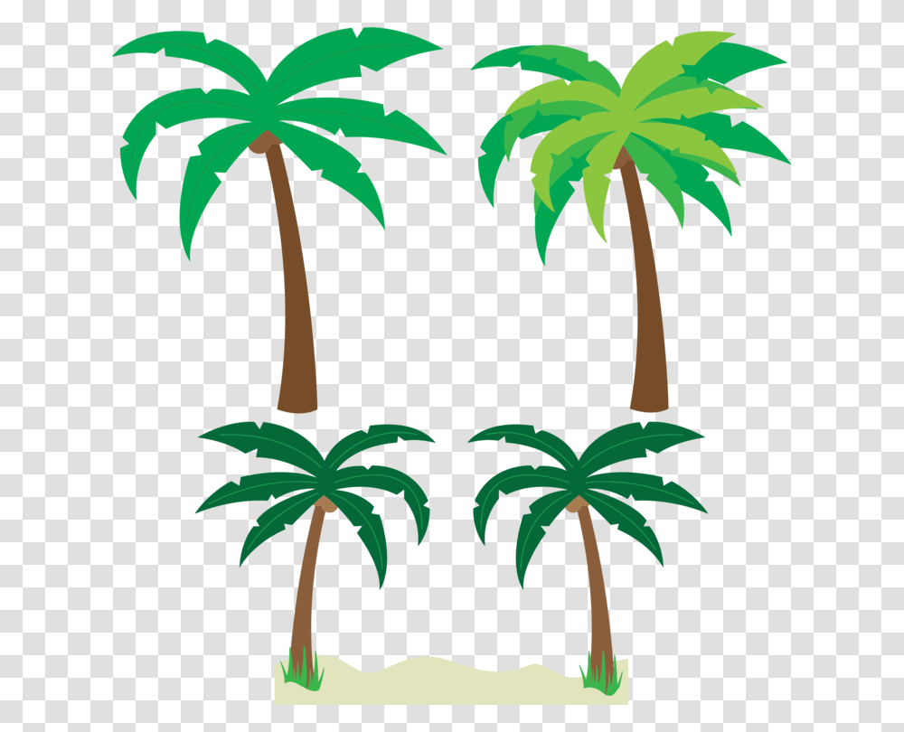 Palm Trees Sabal Palm Coconut Date Palm, Plant, Arecaceae, Painting Transparent Png