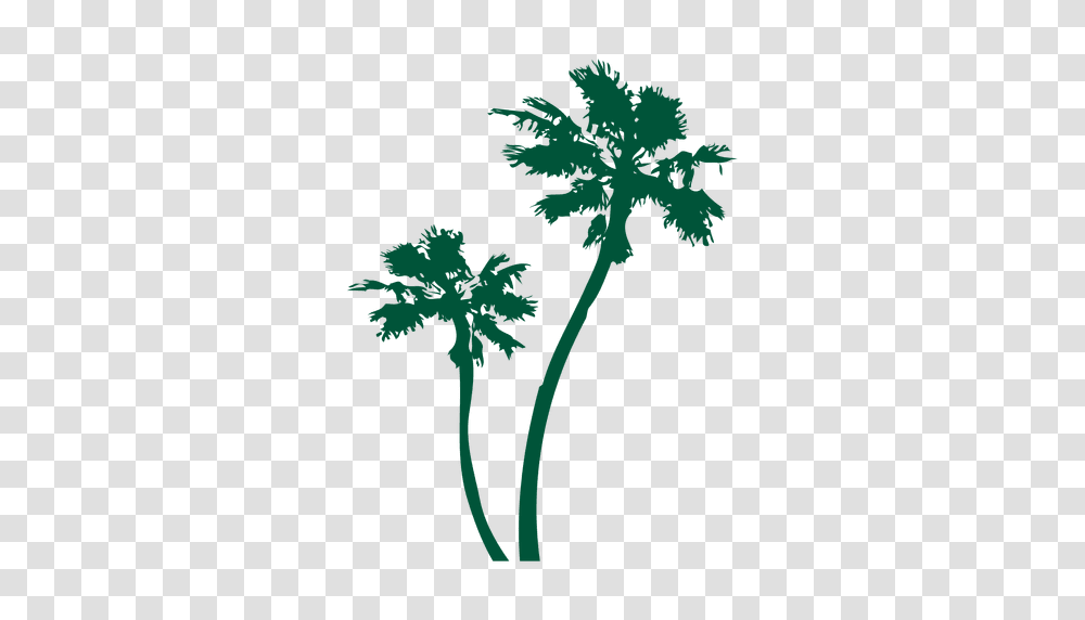 Palm Trees Silhouette, Plant, Painting, Jar Transparent Png