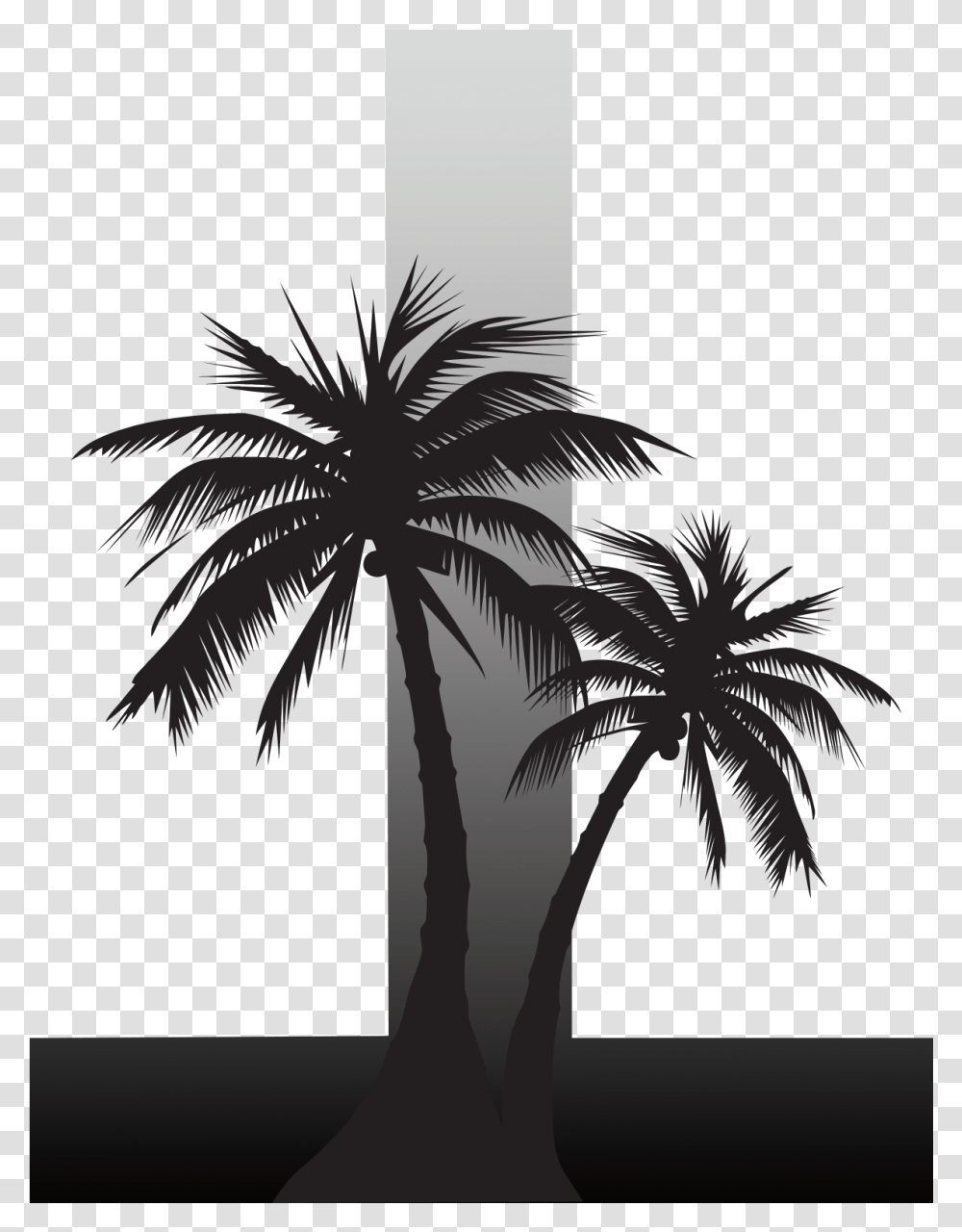 Palm Trees Tattoo Draw, Plant, Arecaceae, Bird, Animal Transparent Png