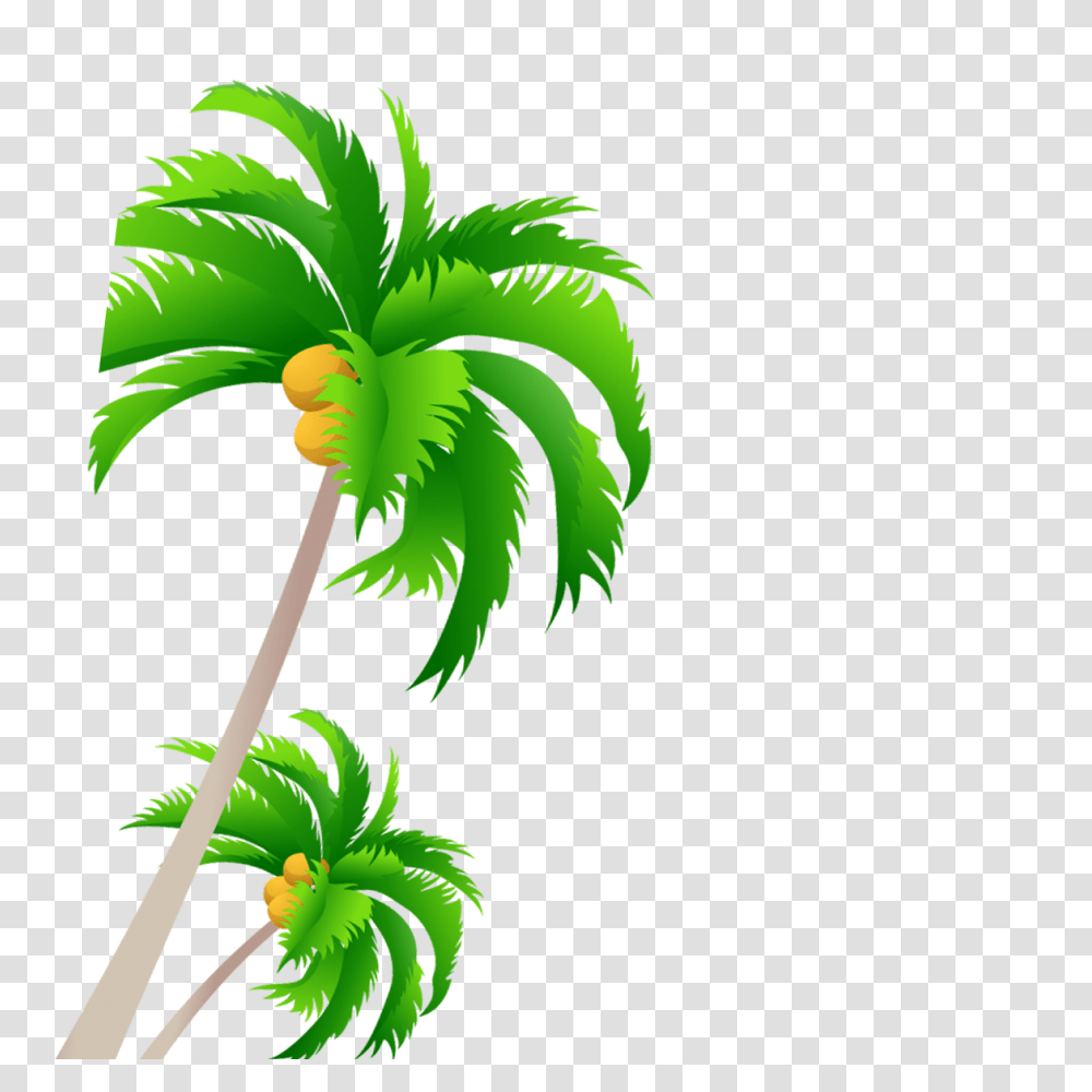 Palm Trees Vector Graphics Portable Network Coconut Free Palm Tree Vector, Green, Leaf, Plant, Art Transparent Png