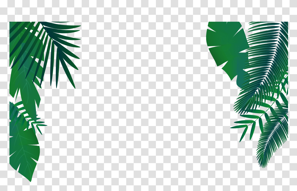 Palm Vector Palm Leaves Vector, Green, Plant, Tree, Vegetation Transparent Png
