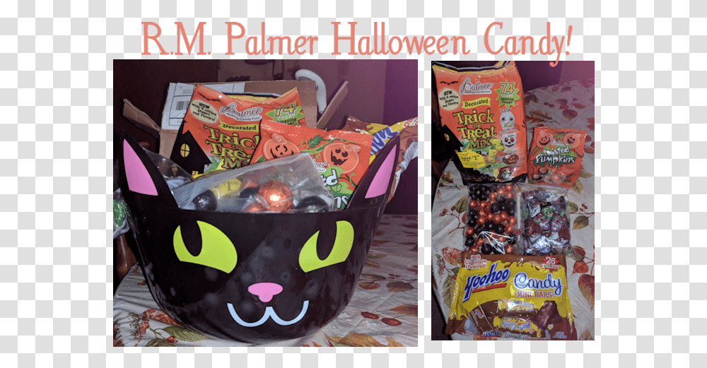 Palmer Halloween Candy Gift Basket, Bowl, Sweets, Food, Confectionery Transparent Png
