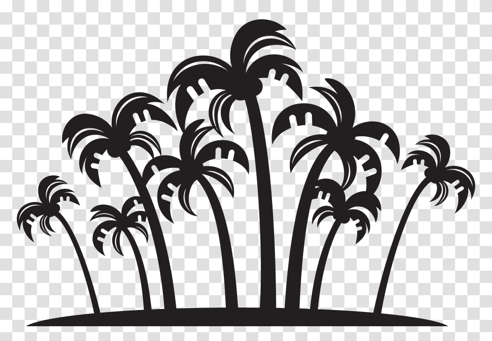 Palms Clip Art, Gray, Outdoors Transparent Png