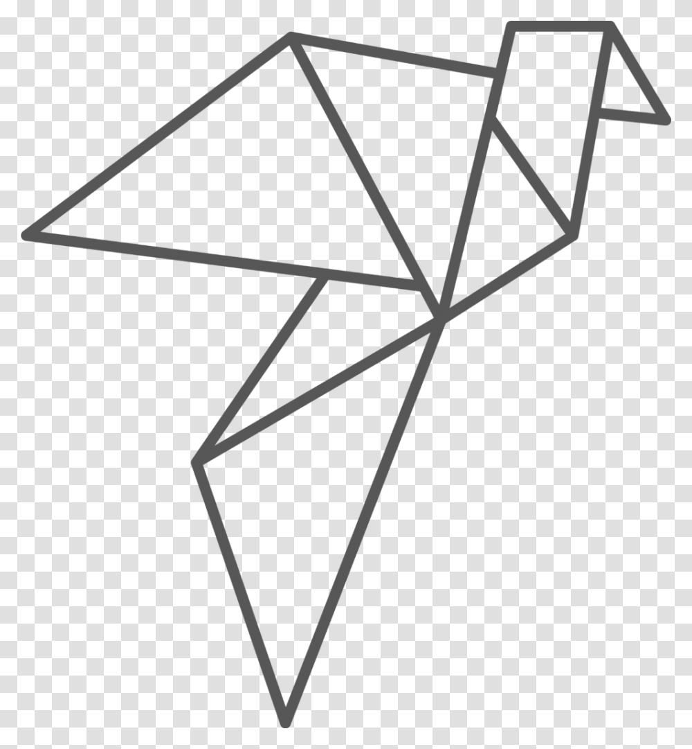 Paloma Con Figuras Geometricas, Star Symbol, Triangle, Utility Pole, Diamond Transparent Png