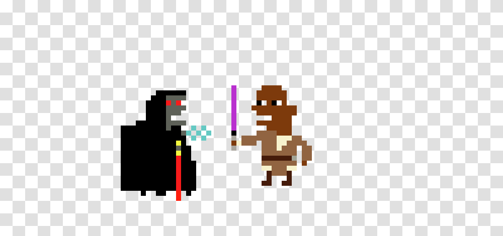 Palpatine Vs Mace Windu Pixel Art Maker, Cross, Building Transparent Png