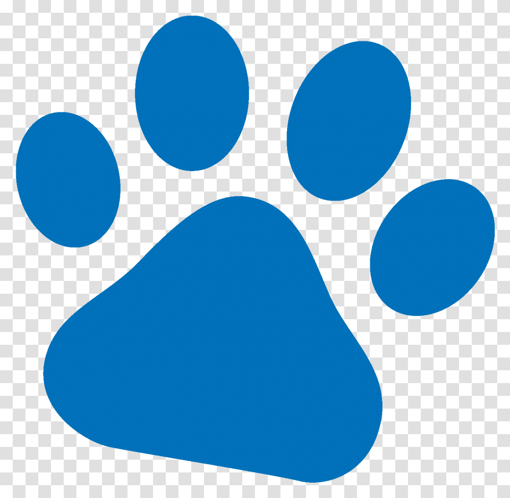 Pals Paw Blue Blue Dog Paw, Footprint Transparent Png