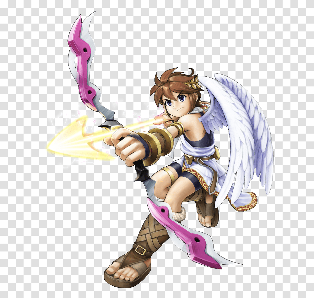Palutena Pit Kid Icarus, Person, Human, Toy Transparent Png