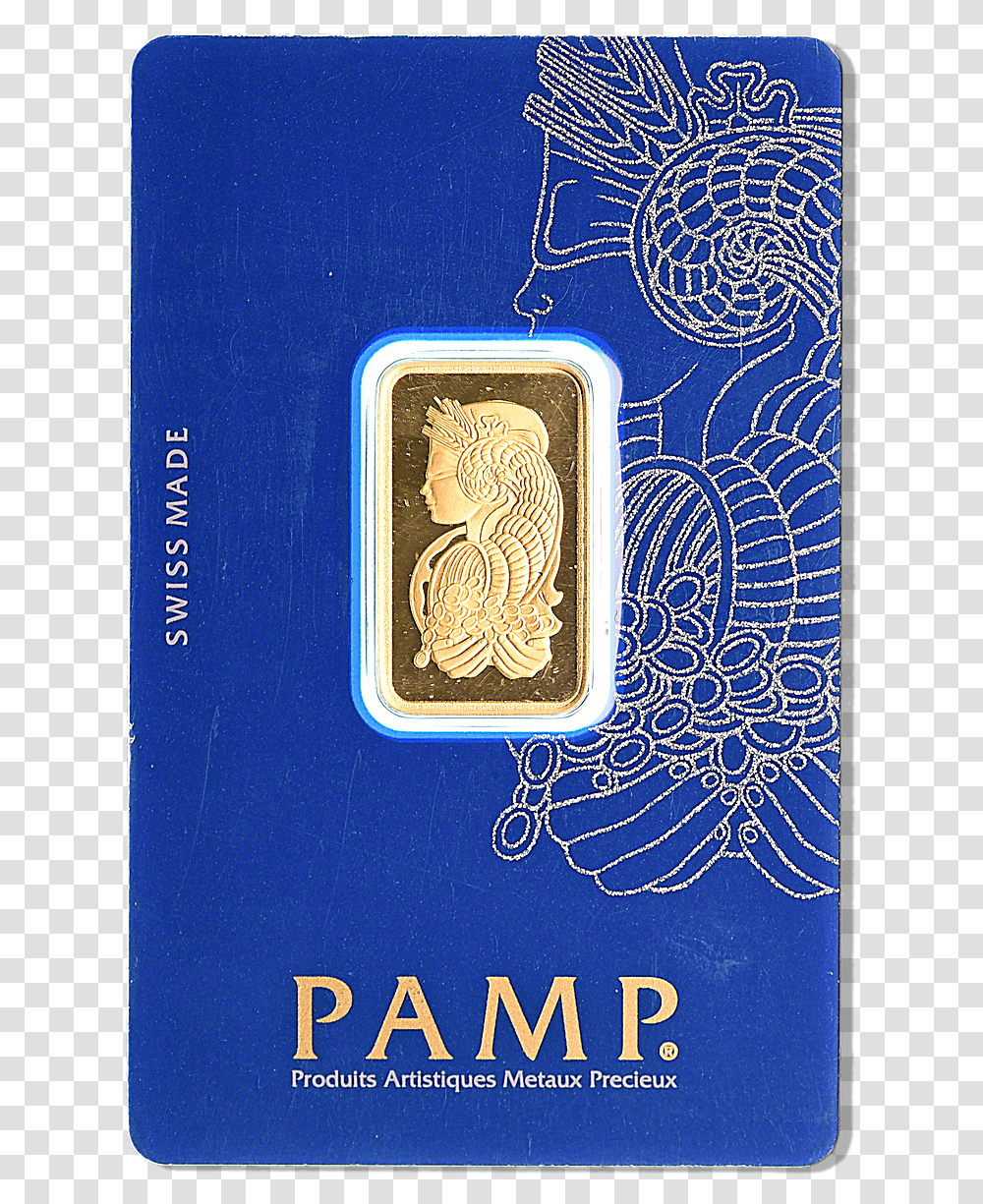 Pamp Gold Bar Golden Bar 10 Grams, Passport, Id Cards, Document Transparent Png
