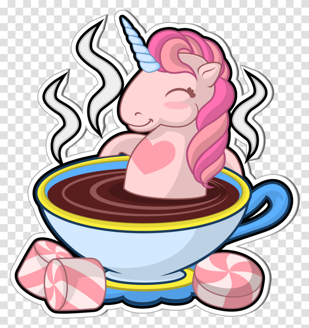 Pamper Pink The Chubby Cute Unicorn Signetgraphicscom Dragons Stickers 100 Pack, Coffee Cup, Dynamite, Weapon, Cream Transparent Png
