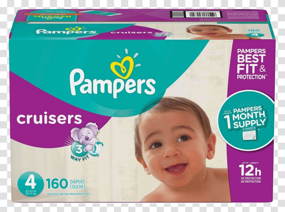 Pampers Cruisers Size, Person, Female, Girl Transparent Png