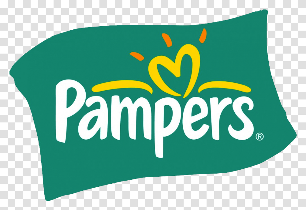 Pampers Logos Logo Diaper, Pillow, Cushion, Label, Text Transparent Png