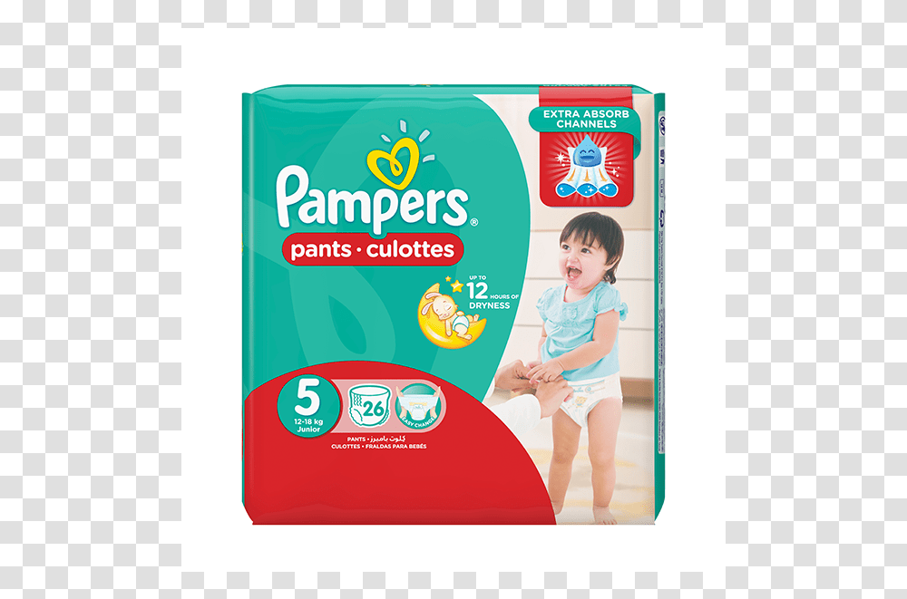 Pampers Pants Jumbo Pack, Person, Label, Advertisement Transparent Png