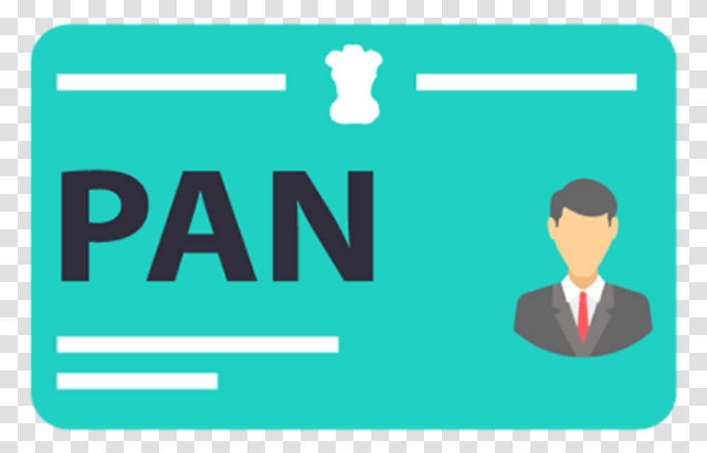 Pan Card Pan Card With Cartoon, Person, First Aid, People Transparent Png
