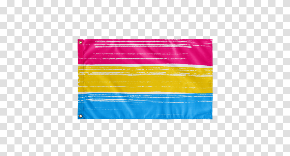 Pan Sexual Pride Flag Paint Stroke Design Purposely Designed, Rug, Sash Transparent Png
