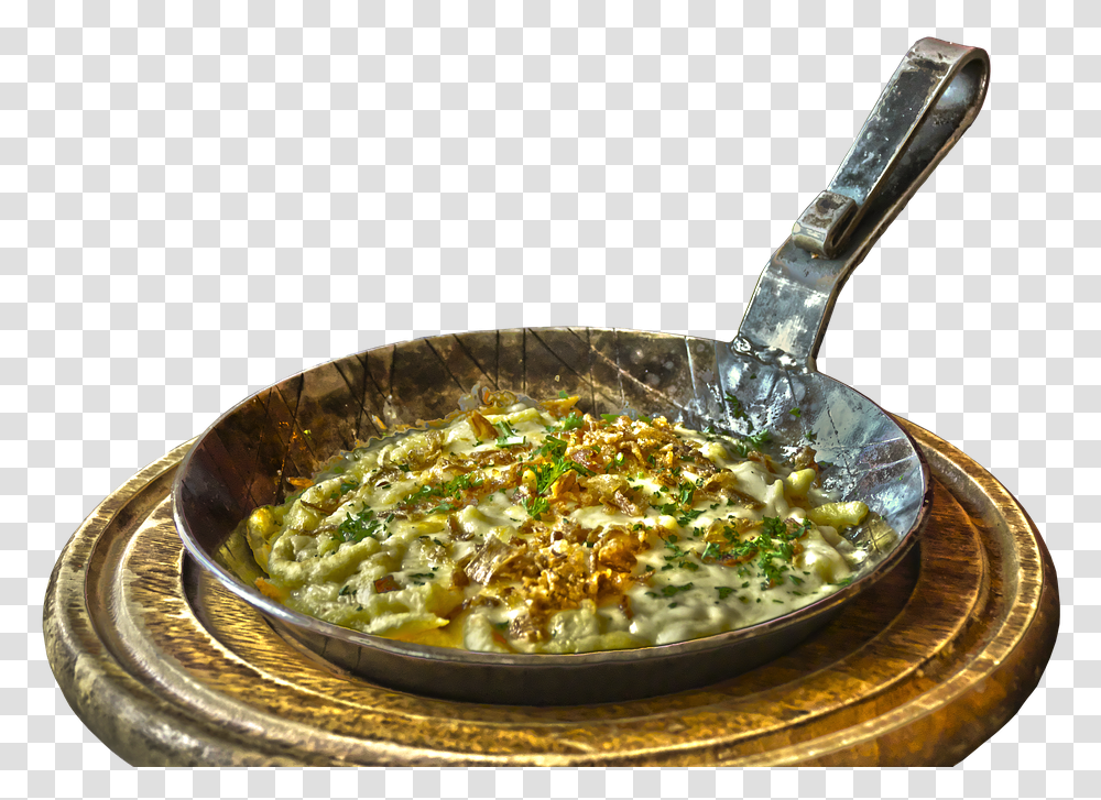 Pan Sptzle Noodle Dish Cheese Noodles Frying Pan Sptzle, Spoon, Plant, Produce, Food Transparent Png
