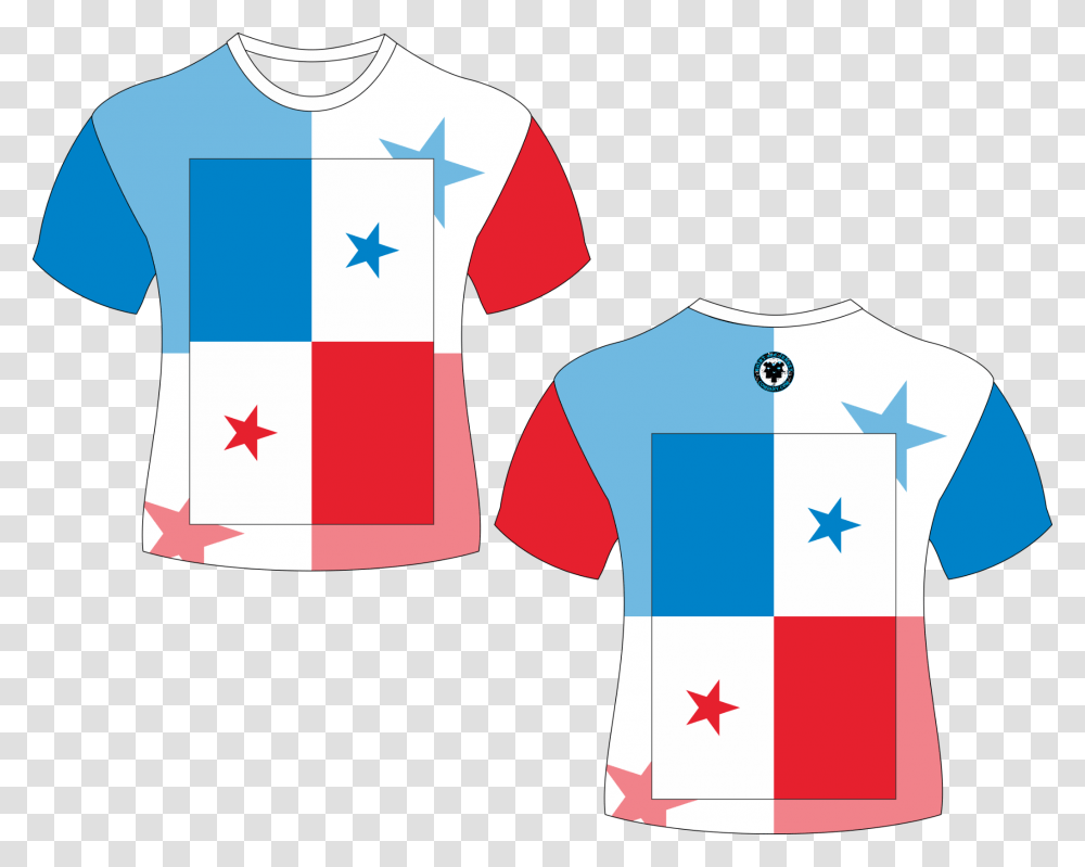 Panama Country Flag Shirt Illustration, Apparel, T-Shirt, Jersey Transparent Png