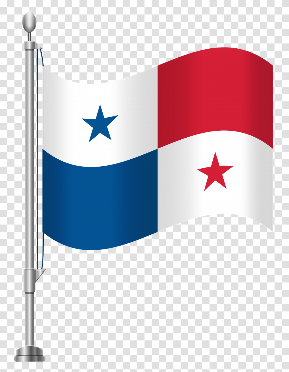 Panama Flag Clip Art, Star Symbol, American Flag Transparent Png