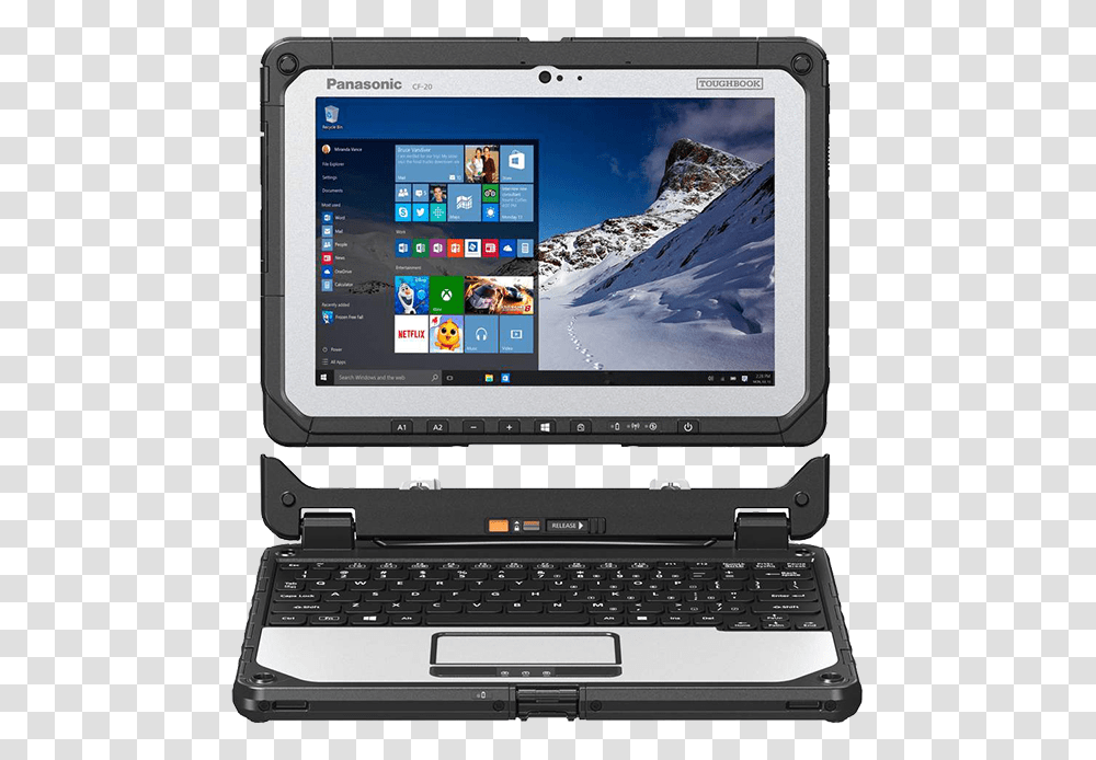 Panasonic Cf 20 Toughbook, Pc, Computer, Electronics, Laptop Transparent Png