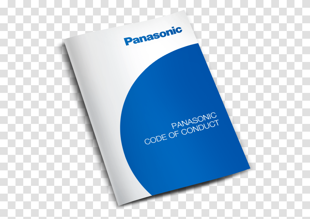 Panasonic Code Of Conduct Booklet Code Of Conduct Booklet, Business Card, Paper Transparent Png