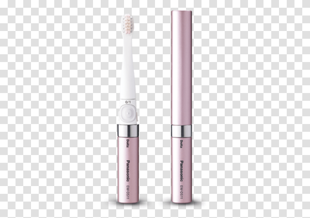 Panasonic Doltz Pocket Tooth Brush Pink, Tool, Cosmetics, Lipstick, Pen Transparent Png