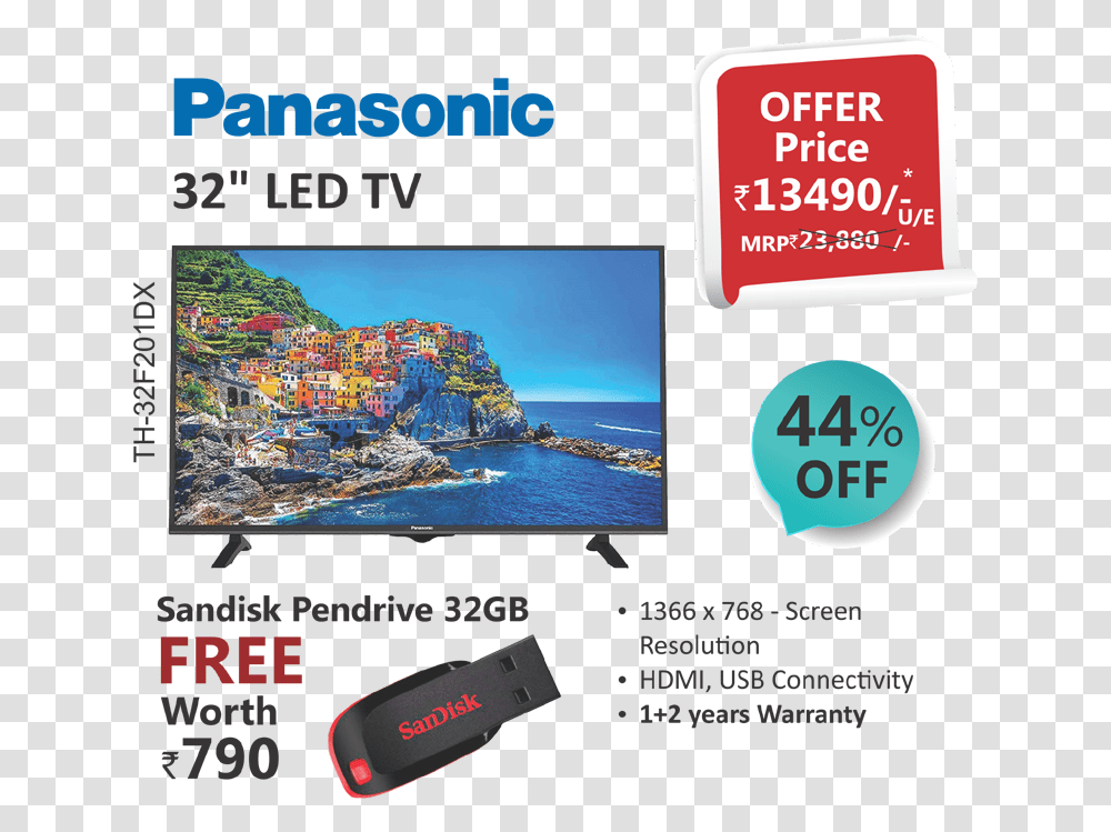 Panasonic Led Th, Advertisement, Poster, Flyer, Paper Transparent Png