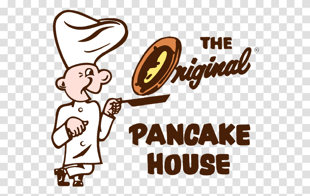 Pancake Clipart Original Pancake House Logo, Poster, Advertisement, Chef Transparent Png