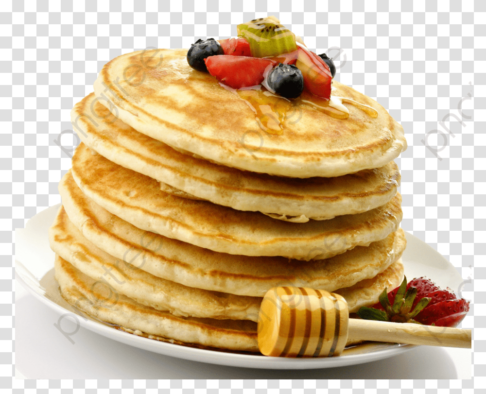 Pancake Clipart Pancakes, Burger, Food, Bread, Plant Transparent Png