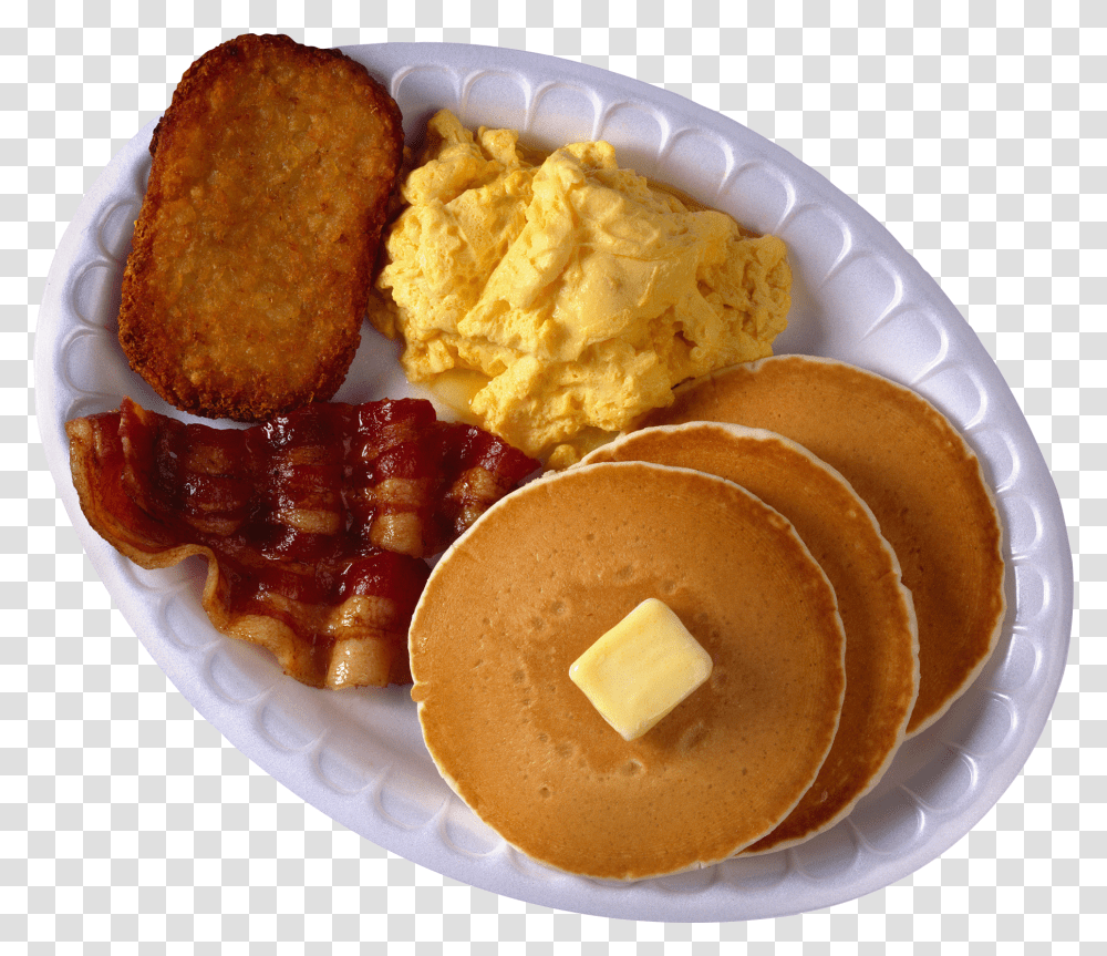 Pancake, Food, Bread, Breakfast, Cornbread Transparent Png